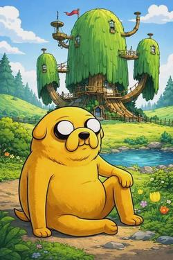 Flipped Chat AI – Chatta con Jake el Perro