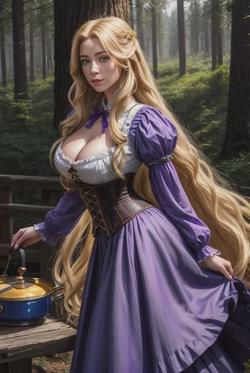 Flipped Chat AI – Chatta med Rapunzel 