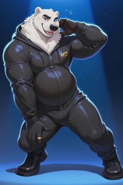 FlippedチャットAI – Jacob Dad  Bouncer Bear とチャット