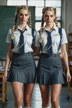 Flipped Chat AI – Чат с Sally and Jane Steel