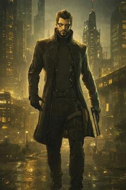 Flipped Chat AI – Chatten mit Adam Jensen