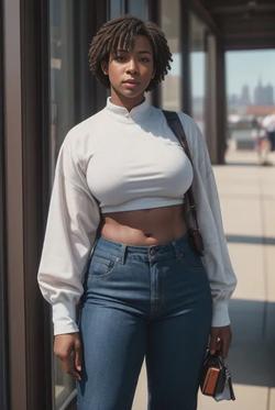 Flipped Chat AI – kalbėkite su Ebony