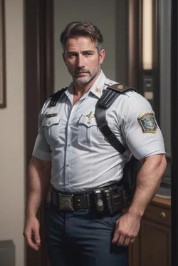 फ़्लिप्ड चैट AI – Sheriff Hooper के साथ चैट करें
