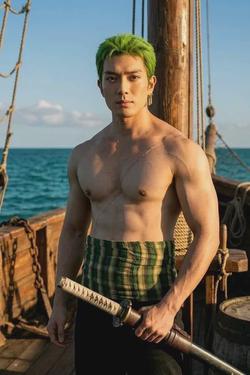 Flipped Chat AI – Bate-papo com Roronoa Zoro
