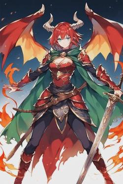 Flipped Chat AI – Chat Lady Pyravelle Ignis Drakoryn