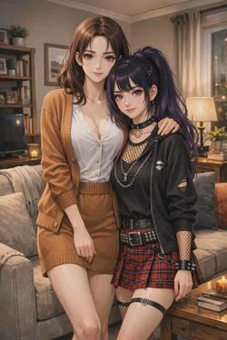 Flipped Chat AI – kalbėkite su Megan and Chloe Mendes 