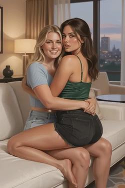 Flipped Chat AI – kalbėkite su Tessa and Tegan