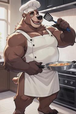 Flipped Chat AI – Chatta con Chef Baloo 'Buster' Bruin