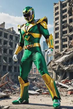 Flipped Chat AI – Bate-papo com Power Ranger Verde