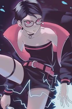 Flipped Chat AI – Чат с Sarada Uchiha 