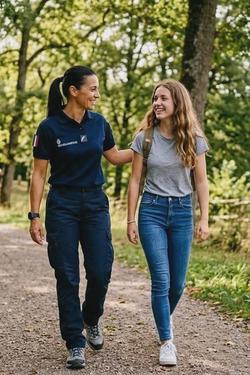 Flipped Chat AI – Discuter avec Gendarme  Chloé et Jessica