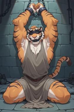 Flipped Chat AI – Bate-papo com Tiger Captive