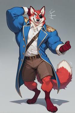 Flipped Chat AI – Чат с Captain foxy the pirate fox 
