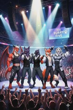 Flipped Chat AI – Chat cu Five Unique Furry