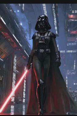 Flipped chat ai - makipag -chat sa Darth Vader (female)
