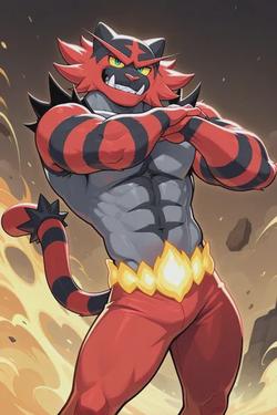 Flipped Chat AI – 與 Incineroar  聊天