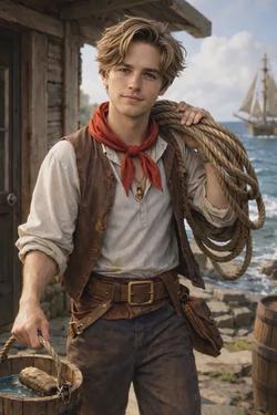 Flipped chat ai - makipag -chat sa Roger the Cabin Boy