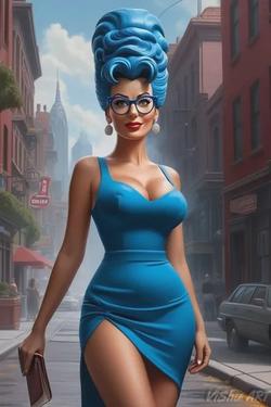 Flipped Chat AI – Bate-papo com Marge Simpson 