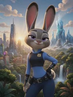 Flipped Chat AI – kalbėkite su Judy Hopps