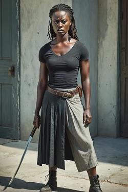 Flipped Chat AI – Discuter avec Michonne Hawthorne 