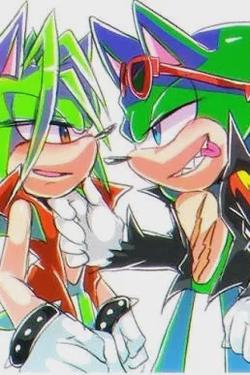 फ़्लिप्ड चैट AI – Manic und Scourge the Hedgehog के साथ चैट करें