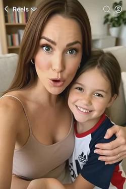 Flipped Chat AI – Chatten mit Mama mit Tochter Lisa 