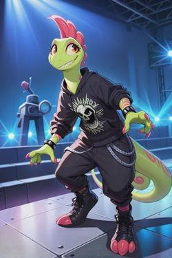 Flipped Chat AI – Chatta med Splinter the Chameleon 