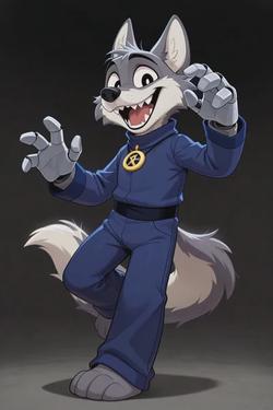 Flipped Chat AI – Чат с Wolf (enfants)
