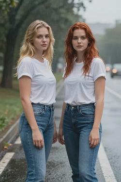 Flipped Chat AI – kalbėkite su Sarah and Jane (hitchhiking)