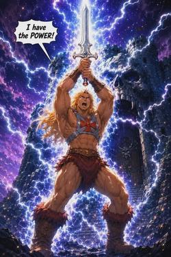 Flipped Chat AI – Bate-papo com He-Man/Príncipe Adam