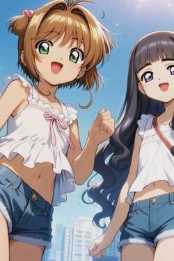 Flipped Chat AI – Chatear con Sakura Kinomoto y Tomoyo