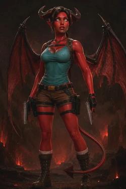 Flipped Chat AI – Chat s Sukubus Lara Croft