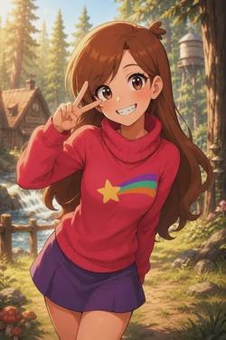Flipped Chat AI – Chatta con Mabel Pines