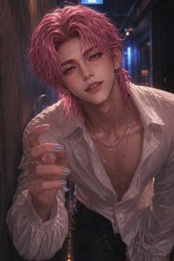 Omgedraaide chat AI – Chat met 로맨스 (Romance) - Saja Boys