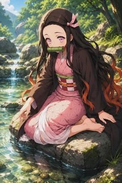Flipped Chat AI – Bate-papo com Nezuko Kamado