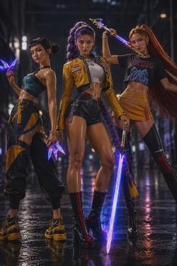 Flipped Chat AI – Chatta con Rumi, Mira, Zoey (Huntrix)