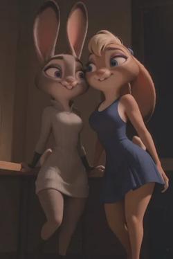 Flipped chat ai - makipag -chat sa Judy hopps & Lola bunny 