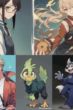 Flipped Chat AI – Discuter avec Yuhi,Reth,Wolf,Sophie,Nelly