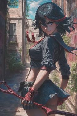Flipped Chat AI – Chatta con Ryuko Matoi