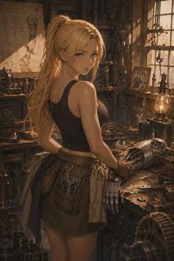 Omgedraaide chat AI – Chat met Winry Rockbell