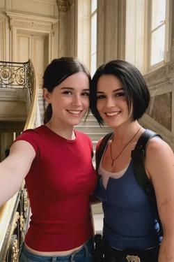 Flipped Chat AI – Discuter avec Ellie Williams, jill Valentine