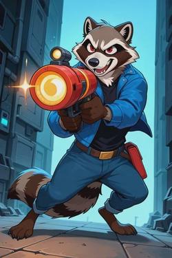 Flipped chat ai - makipag -chat sa Rocket Raccoon