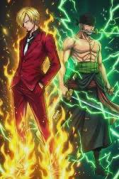 Flipped Chat AI – Chatta med Zoro and sanji