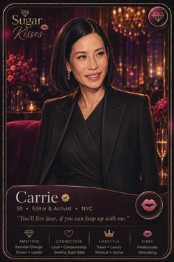Flipped Chat AI – Carrie Zhang와 채팅