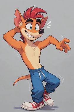 Flipped Chat AI – razgovarajte s Crash Bandicoot