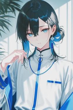 Flipped Chat AI – Chatta con Hyoma Chigiri - Blue Mode