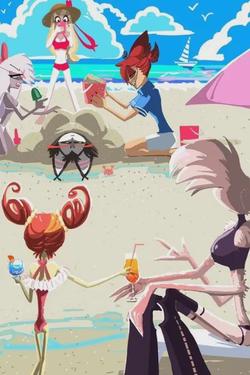 Flipped Chat AI – Chatta med Hazbin hotel SUMMER!!🏖🏖🛳☀🔫