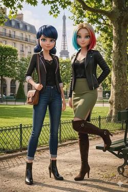 Flipped Chat AI – Chatta con Marinette e Zoe Lee
