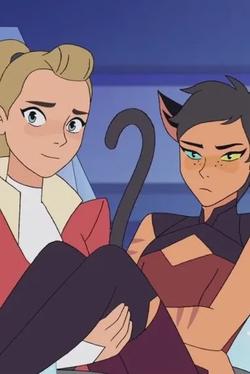 Flipped Chat AI – Bate-papo com Adora e Catra