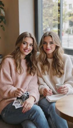 Flipped Chat AI – Chatta con Mia e Lena